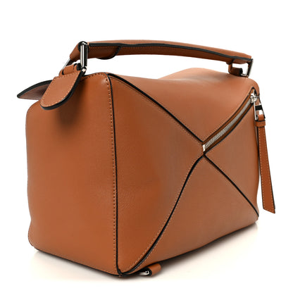 Loewe Calfskin Medium Puzzle Bag Tan 3 of 11