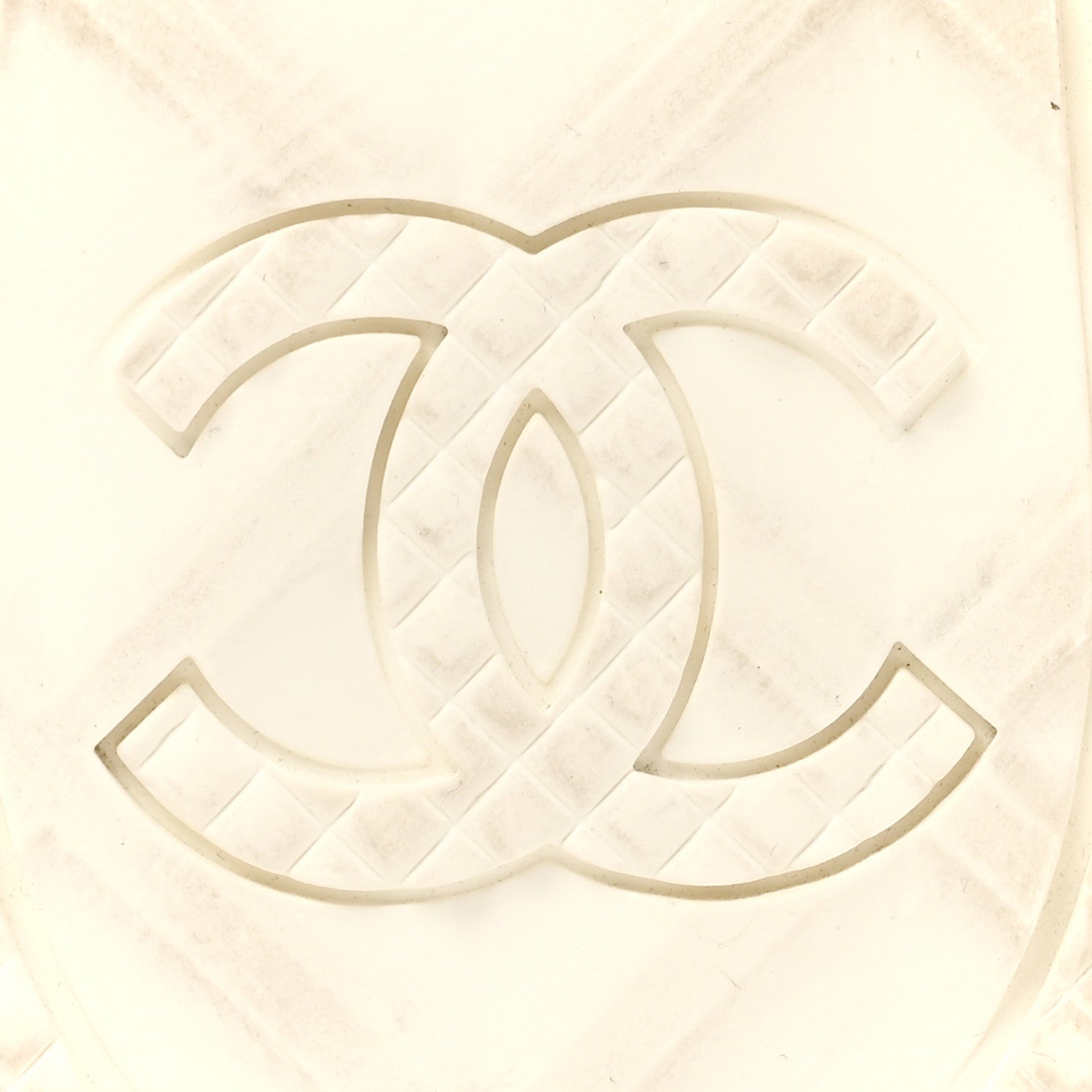 Chanel Caoutchouk CC High Boots 39 Light Pink White 8 of 10