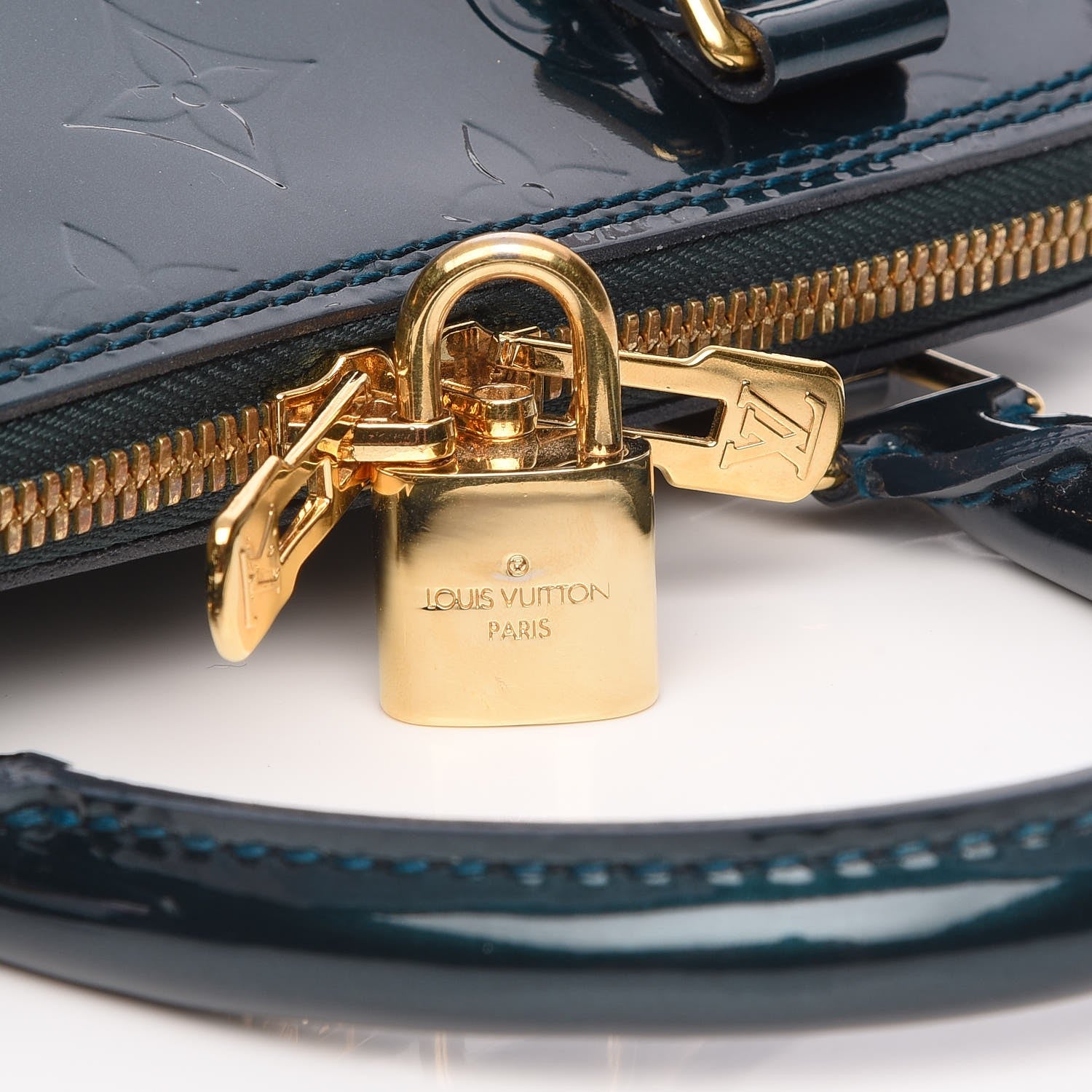Louis Vuitton Vernis Alma PM Blue Nuit 6 of 7
