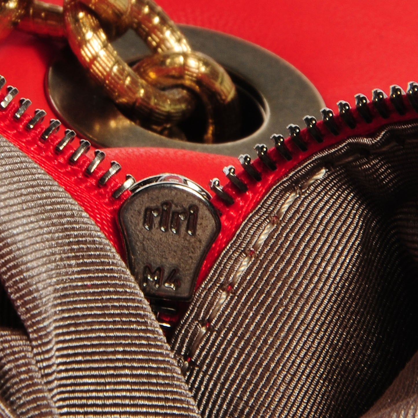 Quilted Lambskin Happy Medium Shoulder Bag Coquelicot Orange