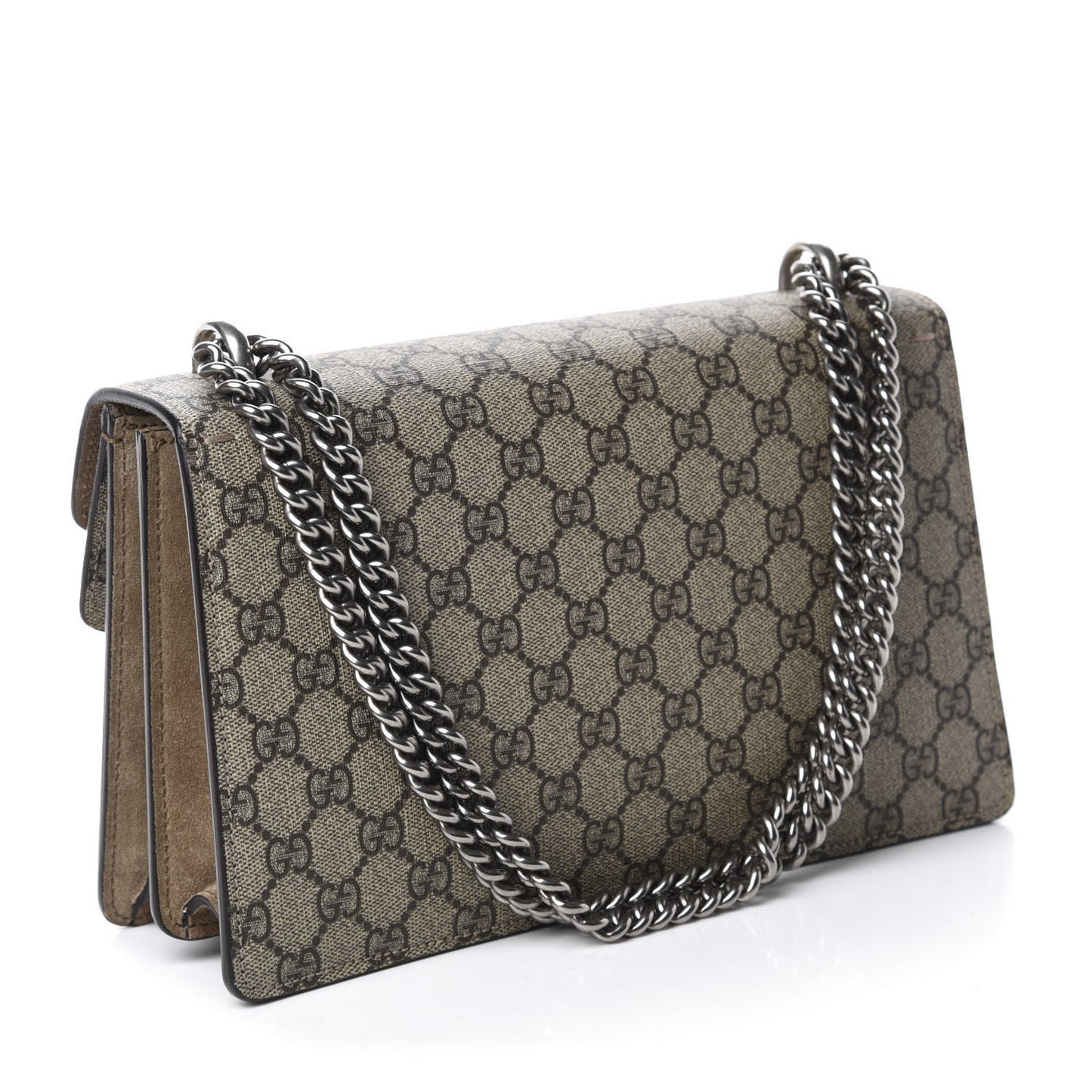 GG Supreme Monogram Small Dionysus Shoulder Bag Taupe