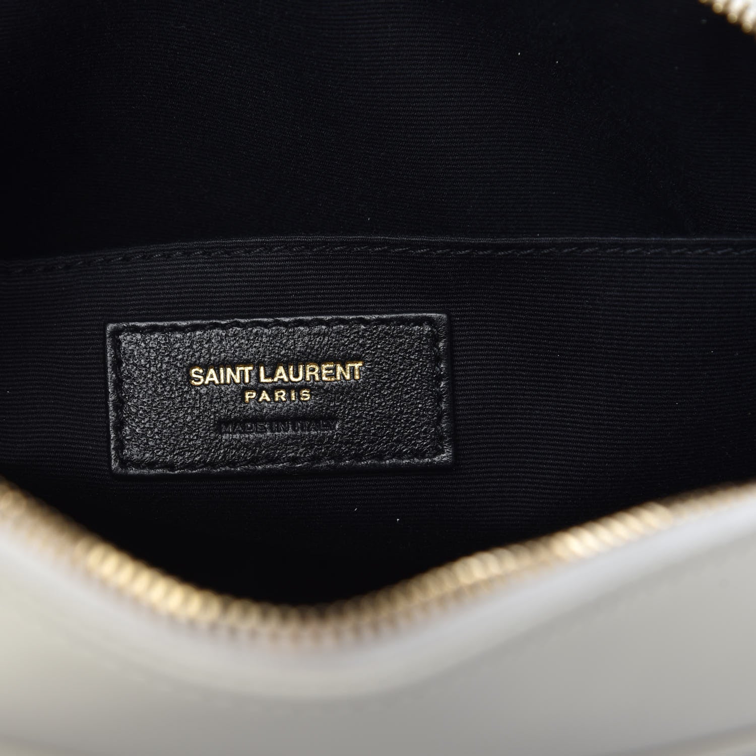 Saint Laurent Calfskin Matelasse Monogram Lou Camera Bag Crema Soft 6 of 9
