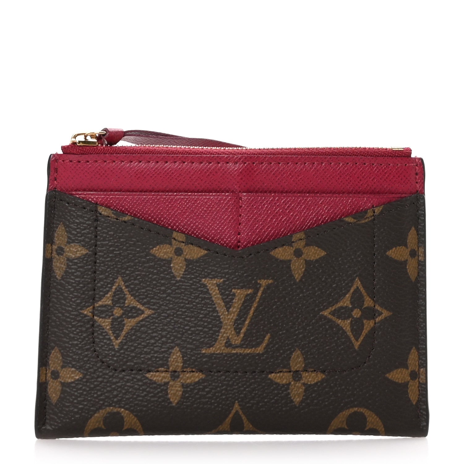 Louis Vuitton Monogram Zipped Card Holder Fuchsia 1 of 7