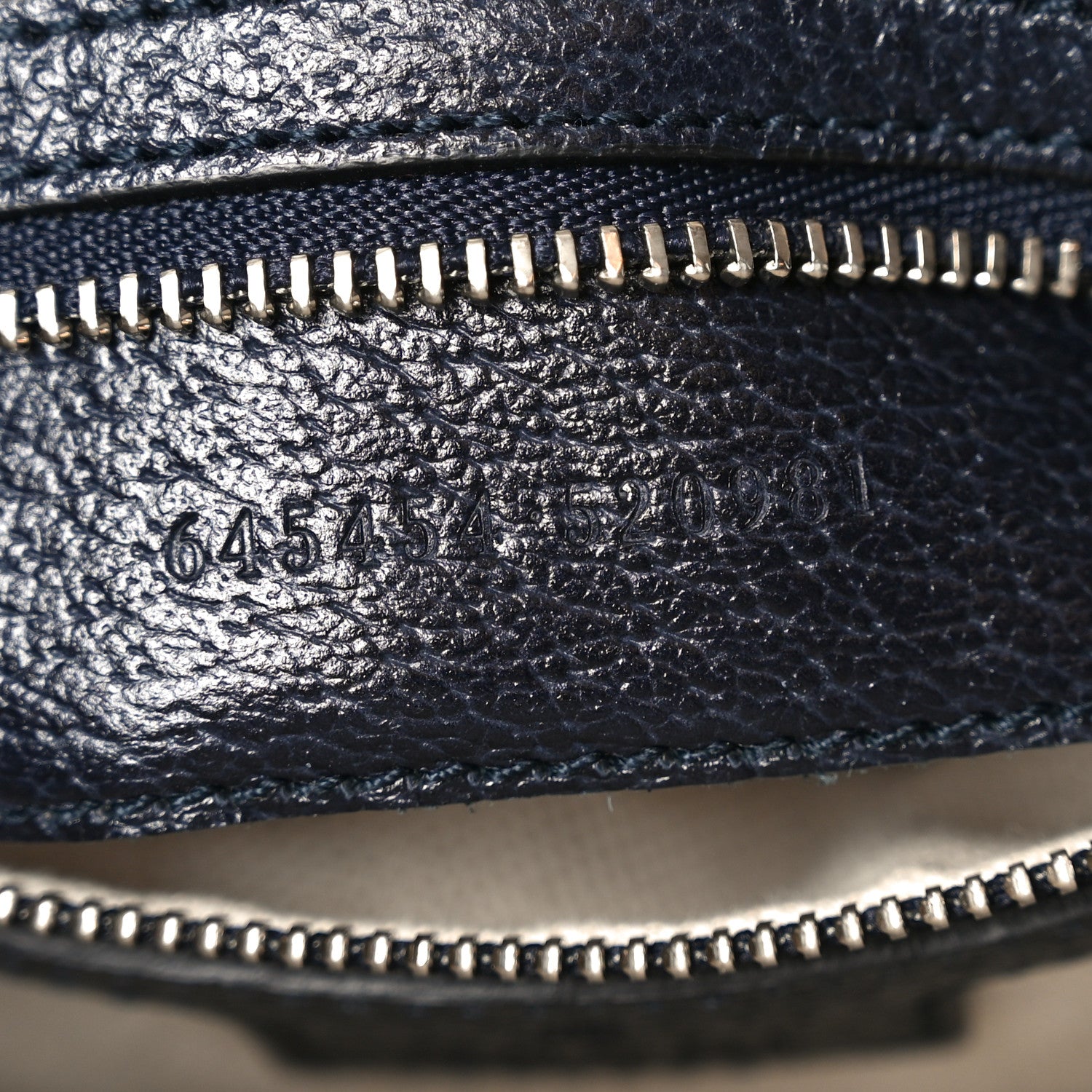 Gucci GG Supreme Monogram Textured Dollar Calfskin Small Horsebit 1955 Shoulder Bag Beige Blue 7 of 10