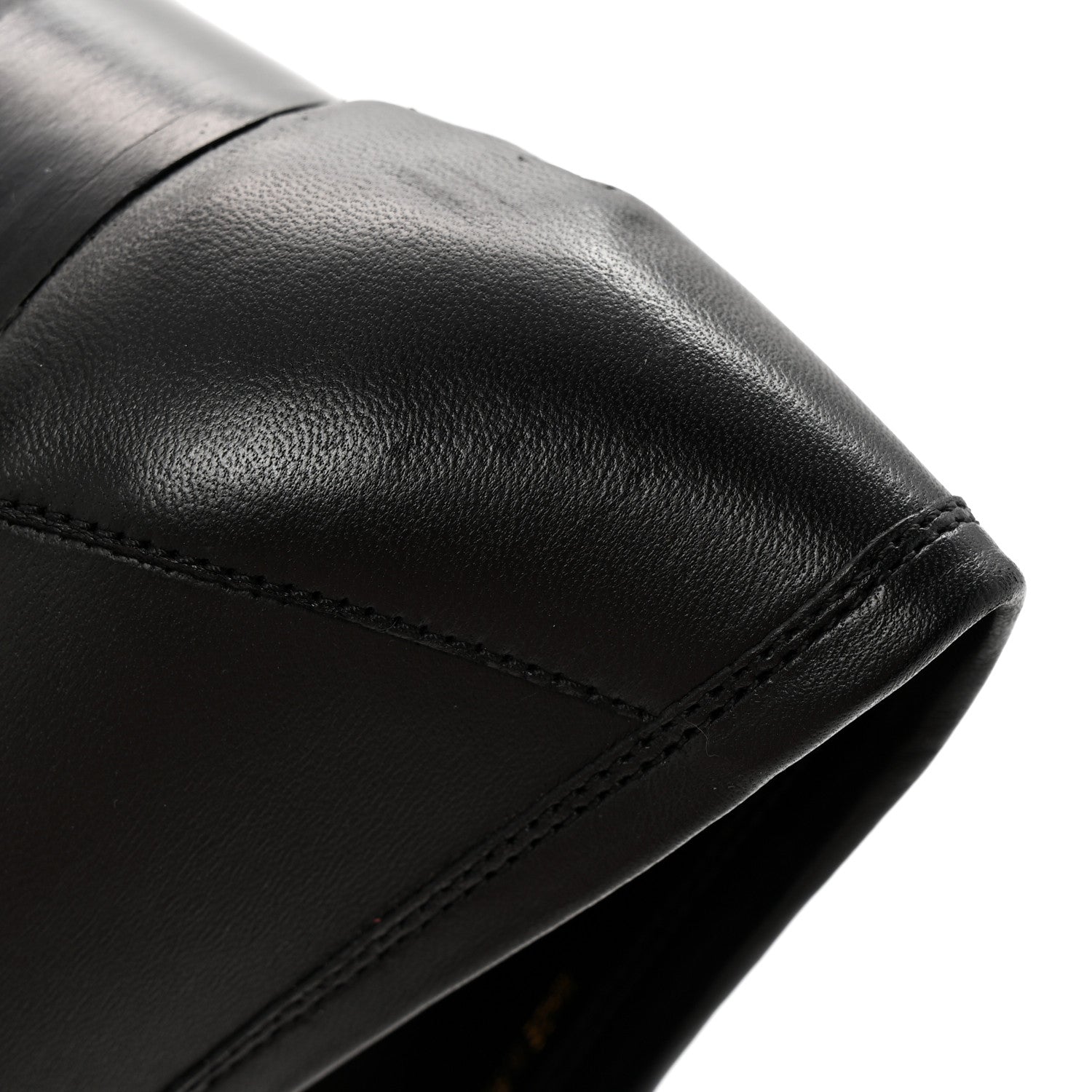 Chanel Lambskin Mens Stitched CC Loafers 42 Black 12 of 12