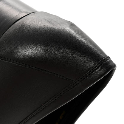 Chanel Lambskin Mens Stitched CC Loafers 42 Black 12 of 12
