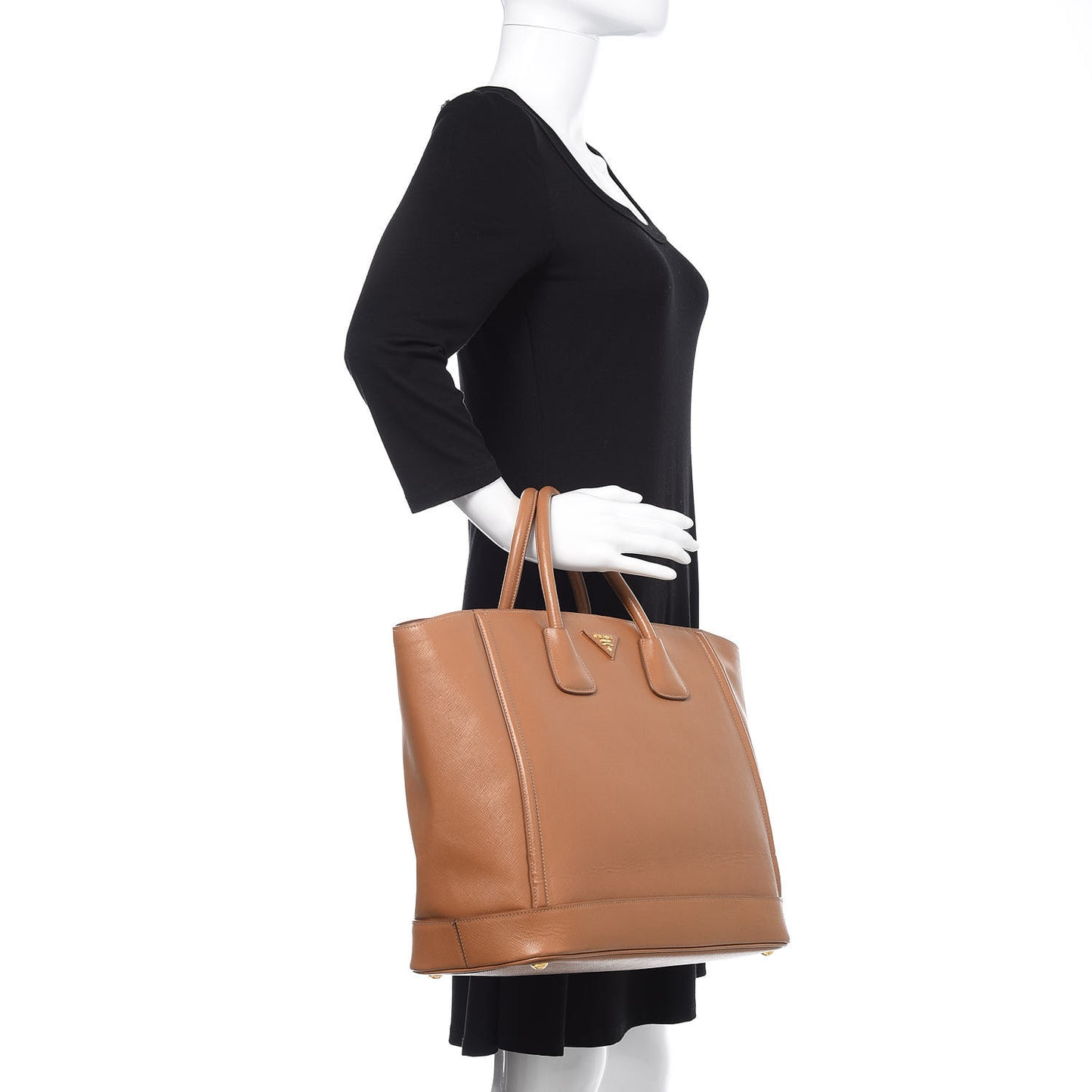Saffiano Tote Caramel