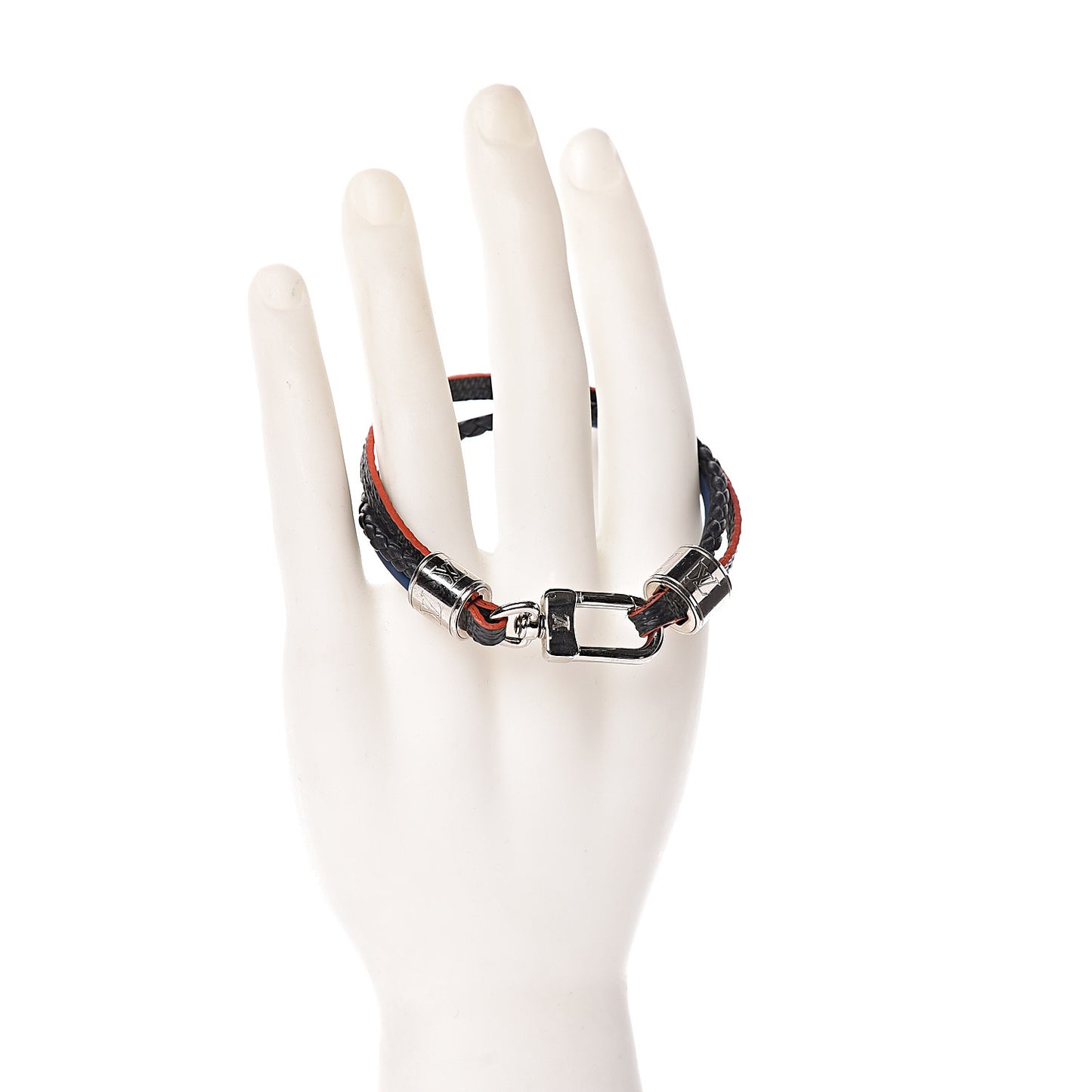 Damier Graphite LV Treble Bracelet 19 Navy