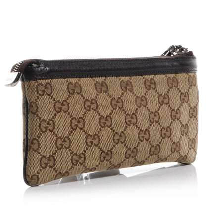 Gucci Monogram Horsebit Wristlet Brown 3 of 8
