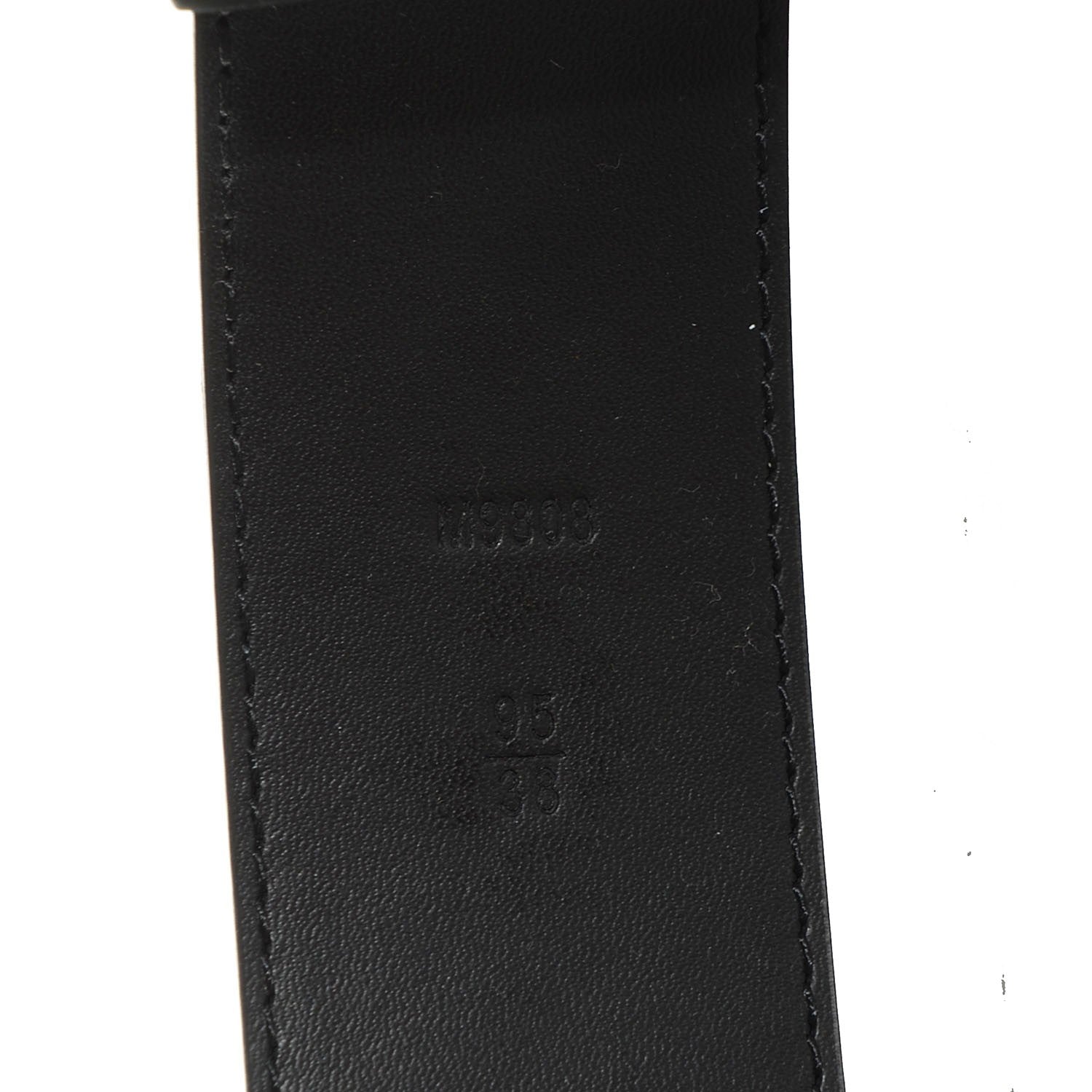 Louis Vuitton Damier Graphite LV Initiales Belt 95 38 5 of 8