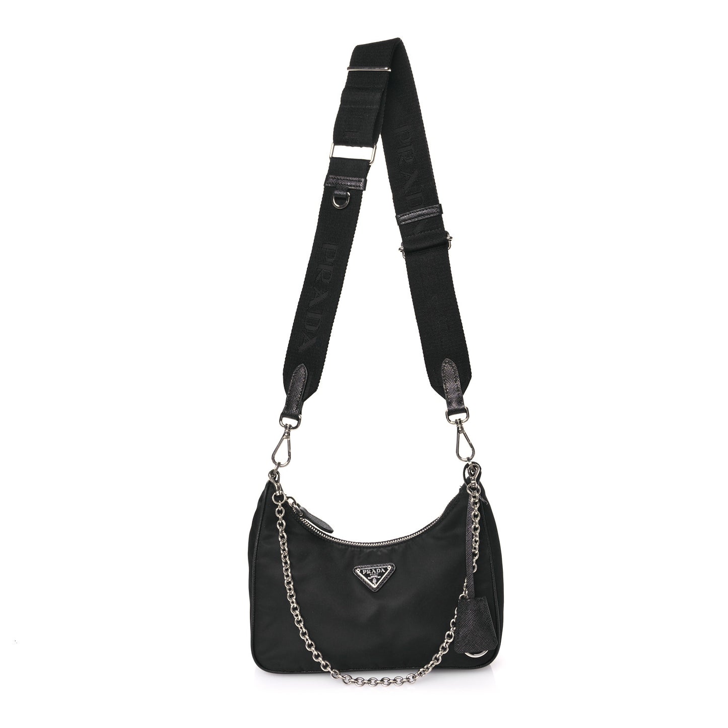 Nylon Re-Edition 2005 Shoulder Bag Black