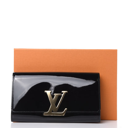 Louis Vuitton Patent Louise Clutch Black 10 of 10