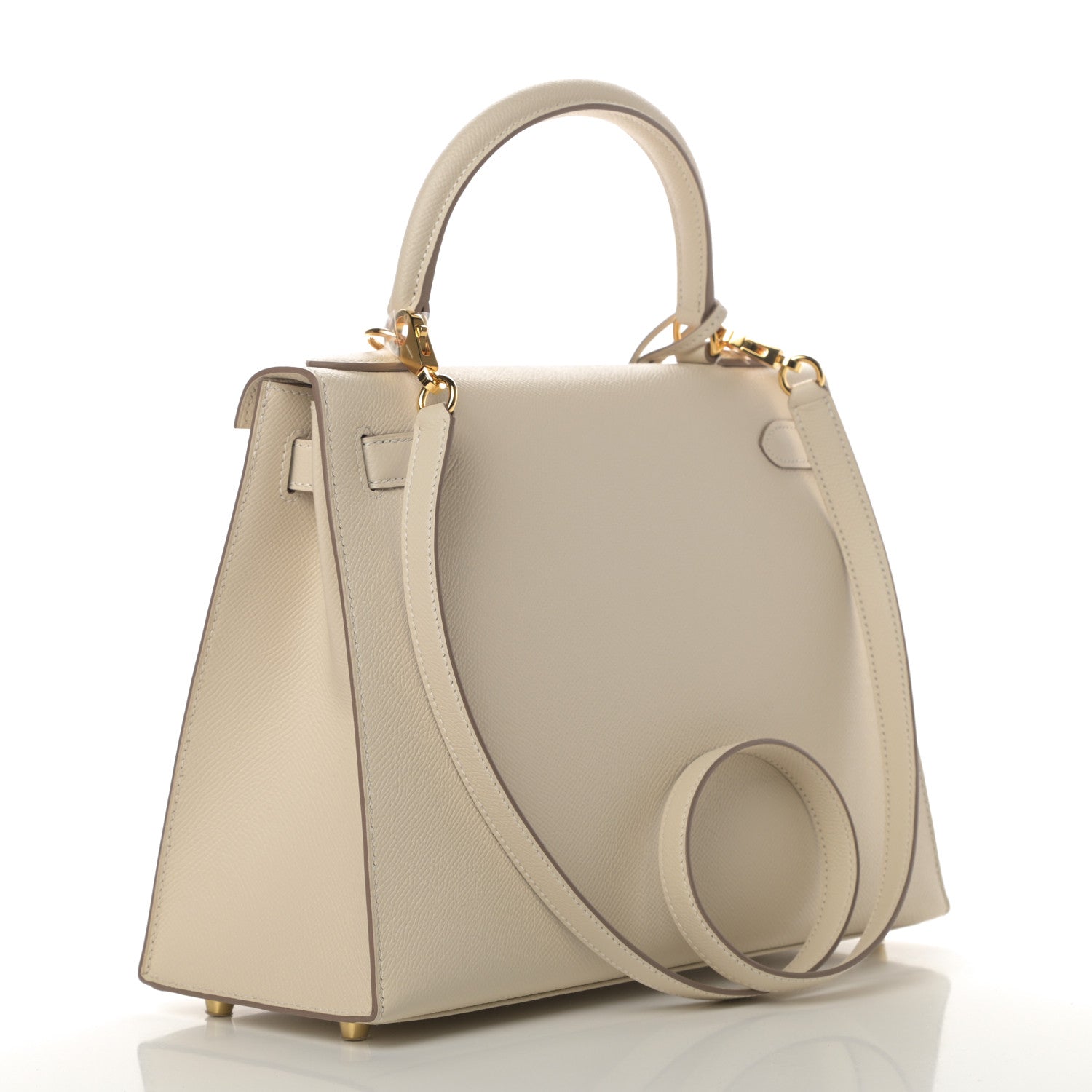Hermes Epsom Kelly Sellier 28 Craie 3 of 11