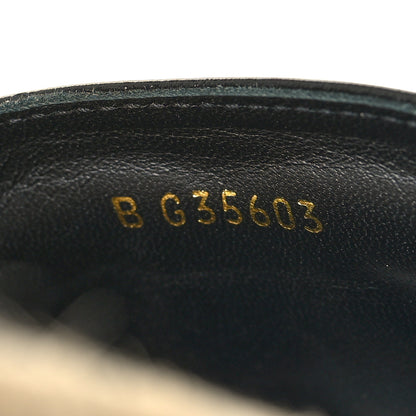 Chanel Patent Calfskin Crystal CC Espadrille Slip On Sandals 38 Black 6 of 9