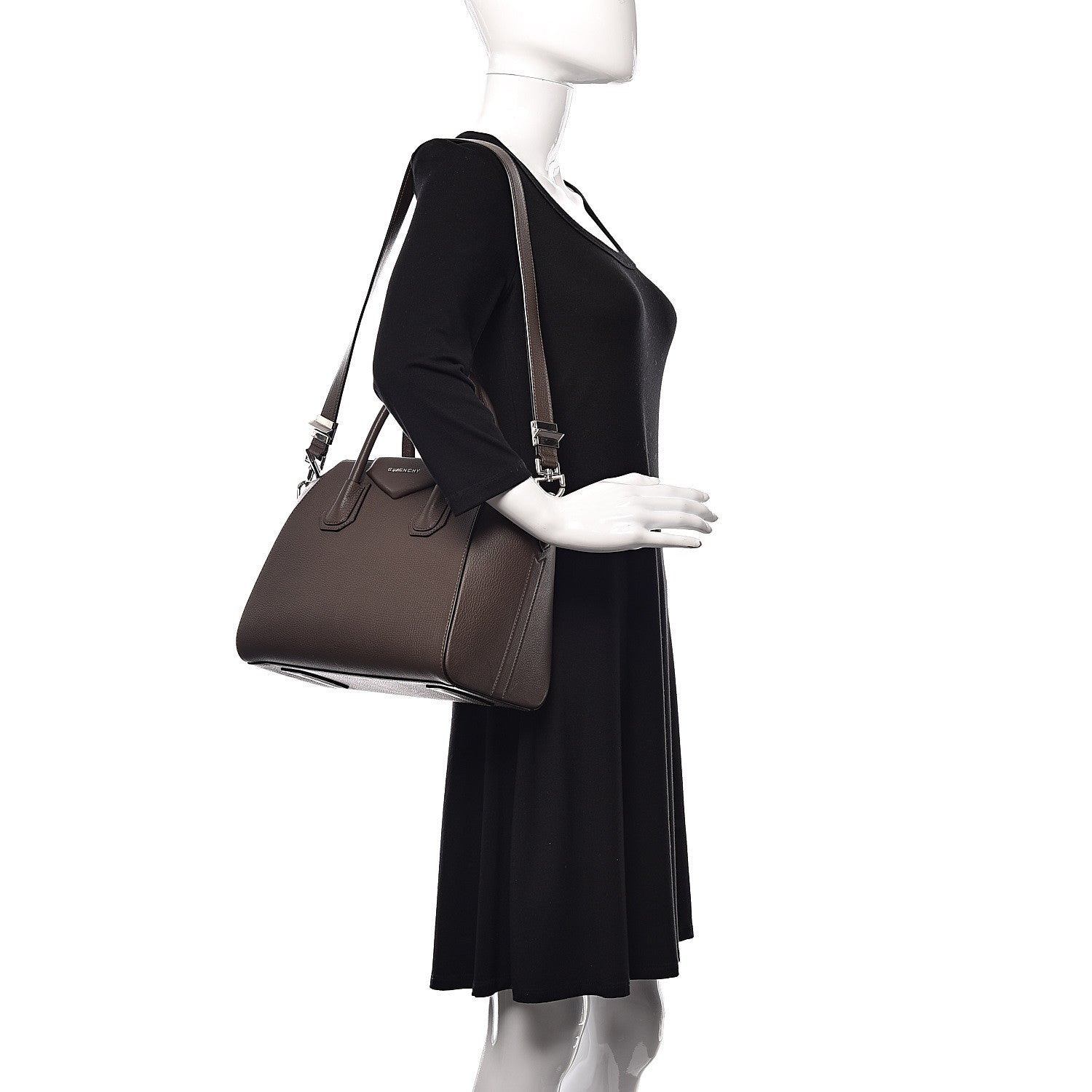 Givenchy Sugar Goatskin Small Antigona Heather Grey 2 of 12