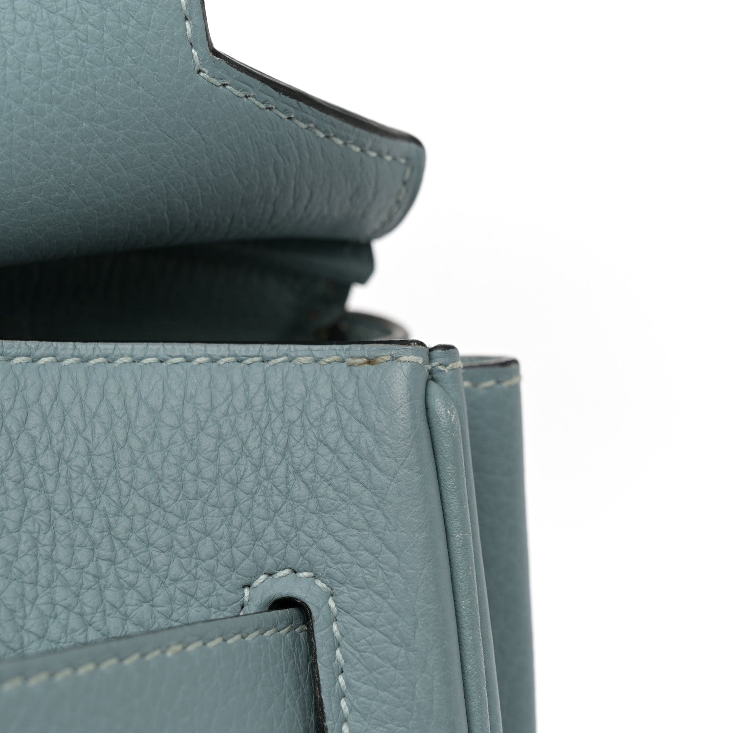 Hermes Taurillon Clemence Birkin 35 Ciel 20 of 26