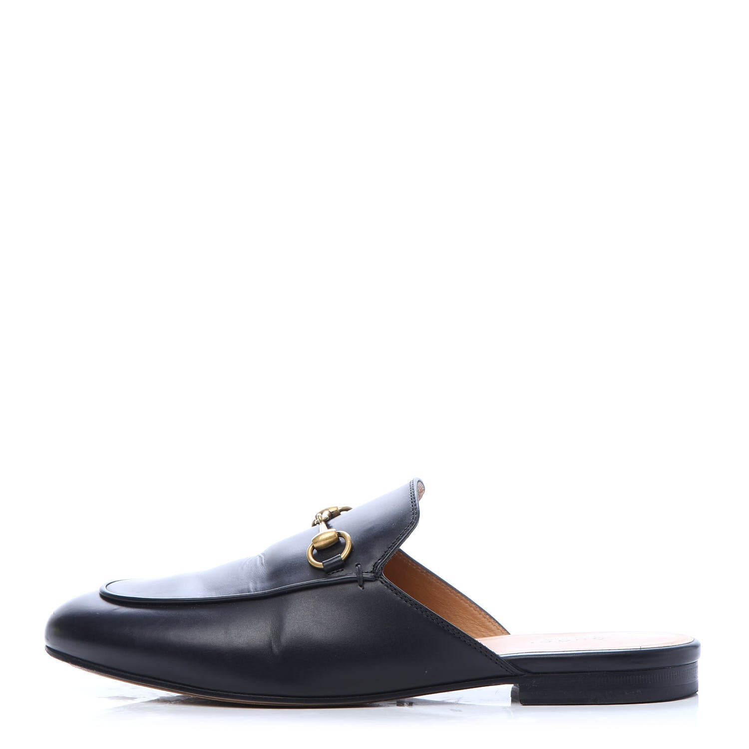 Gucci Calfskin Womens Princetown Slippers 39 Black 1 of 9