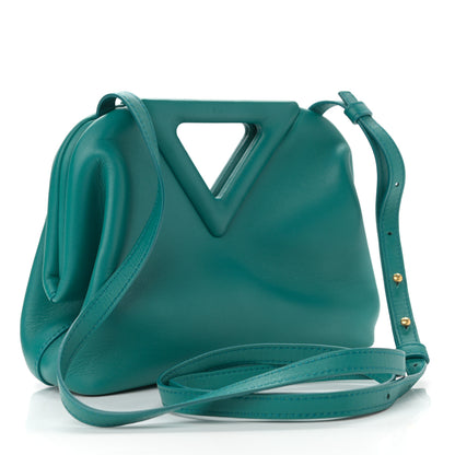 Bottega Veneta Calfskin Small The Point Triangle Bag Mallard 3 of 9