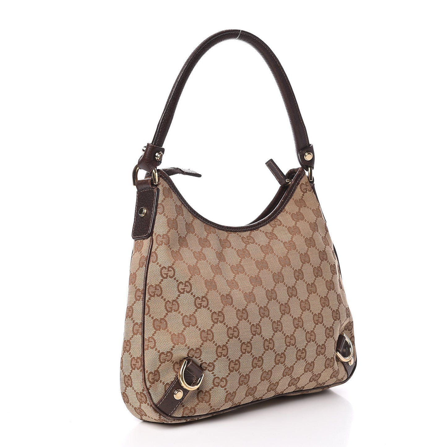 Monogram Medium Abbey D Ring Hobo Brown