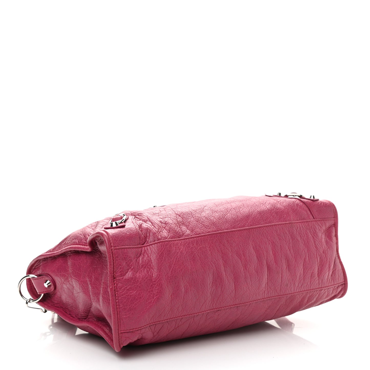 Agneau Classic Silver Hardware City Rose Dahlia