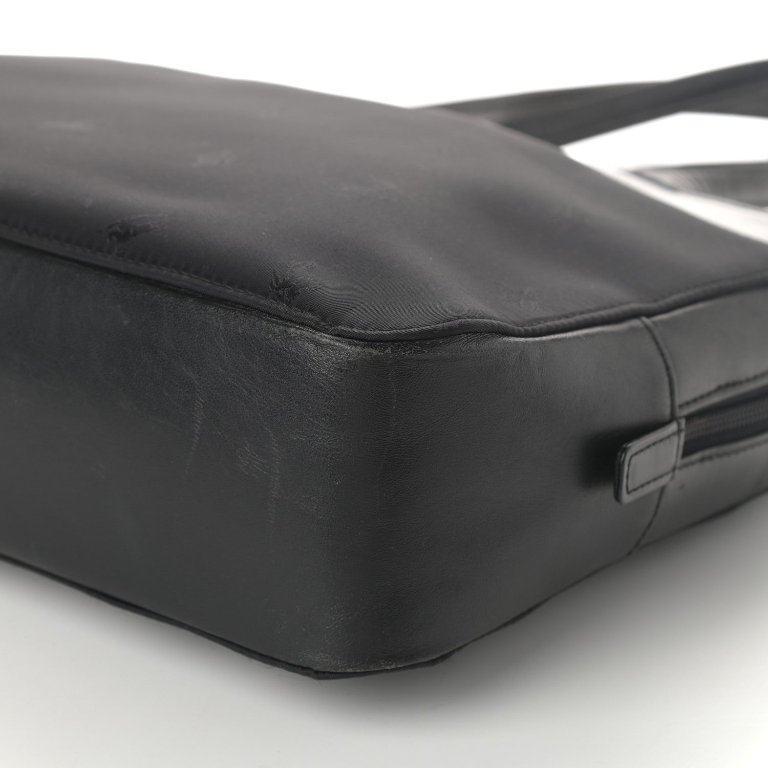 Burberry Calfskin Nylon Shoulder Bag Black 9 of 9