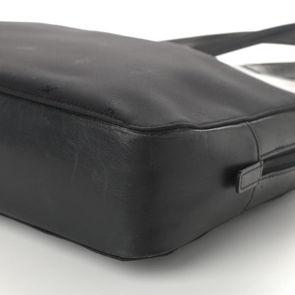 Burberry Calfskin Nylon Shoulder Bag Black 9 of 9
