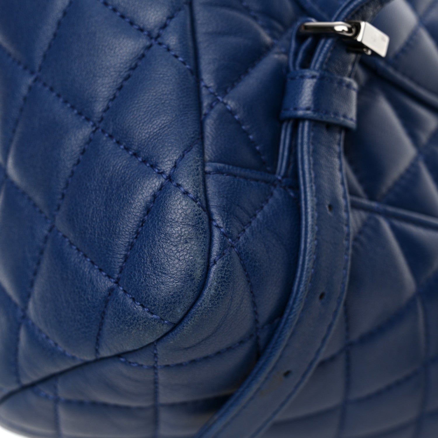 Chanel Lambskin Quilted Small Urban Spirit Backpack Blue 14 of 15