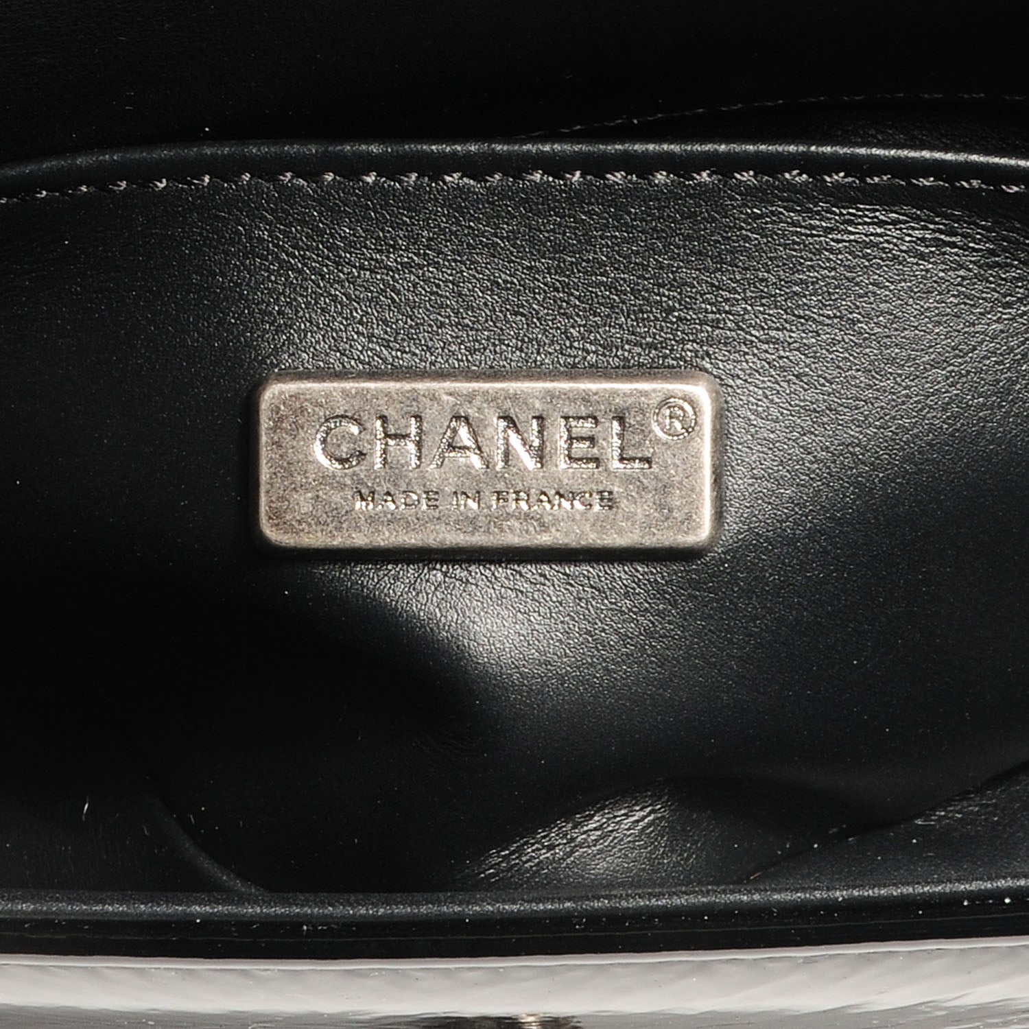 Chanel Patent Python Small Boy Flap Black 8 of 9