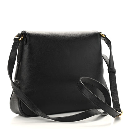 Gucci New Sakai Calfskin Lux Small Dahlia Messenger Shoulder Bag Black 2 of 8