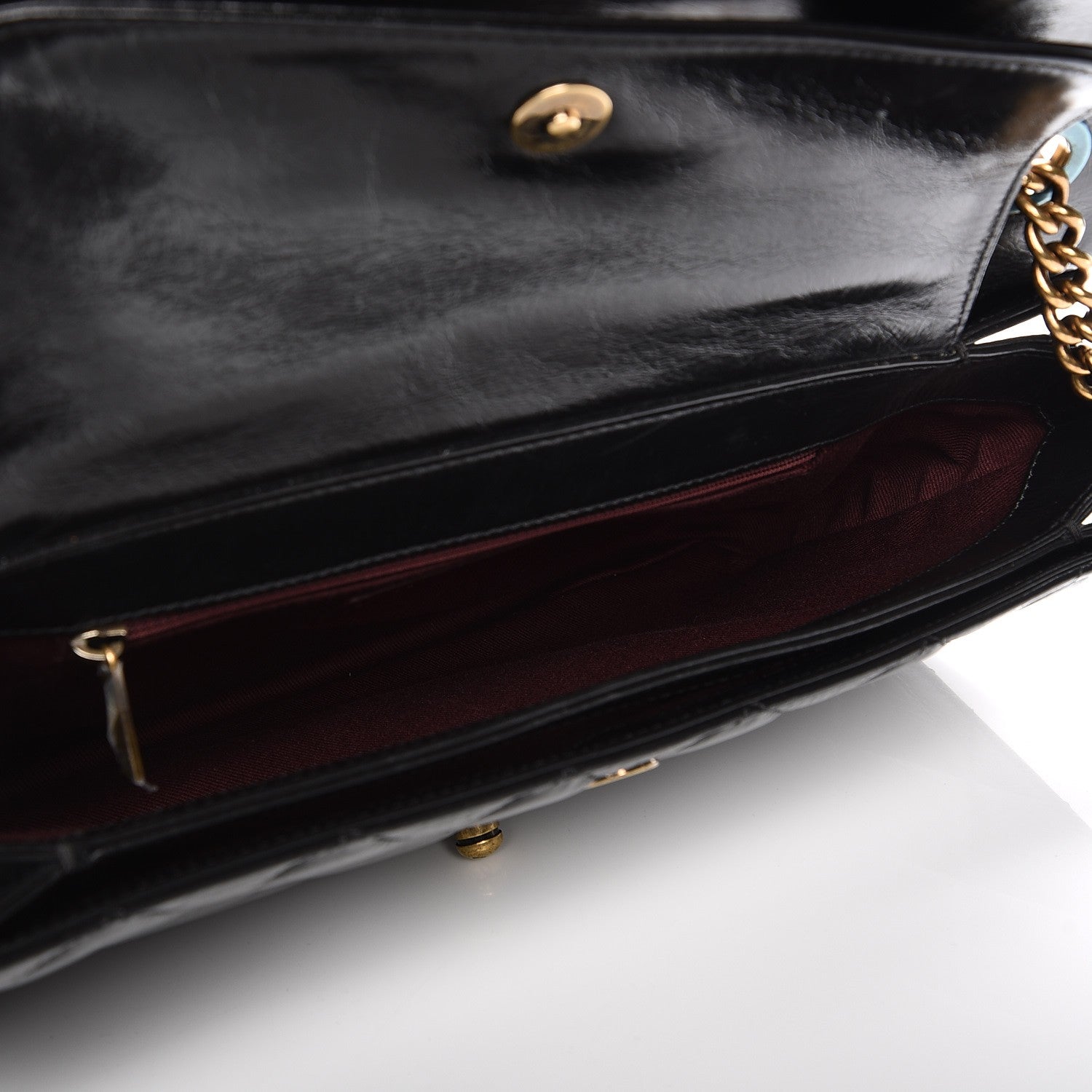 Chanel Calfskin Quilted Large Perfect Edge Flap Black 6 of 8