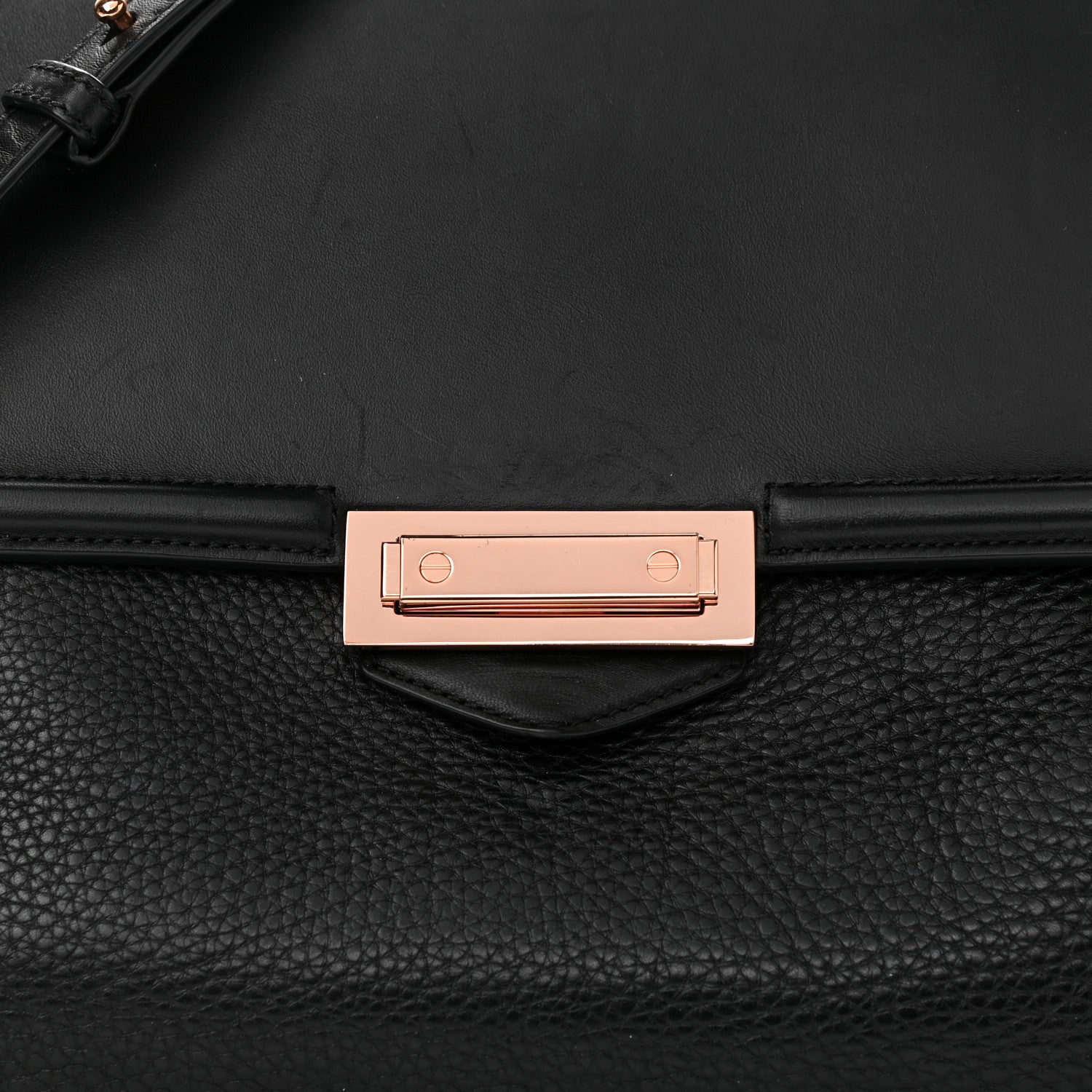 Alexander Wang Calfskin Large Marion Black Rose Gold Hardware 7 of 12