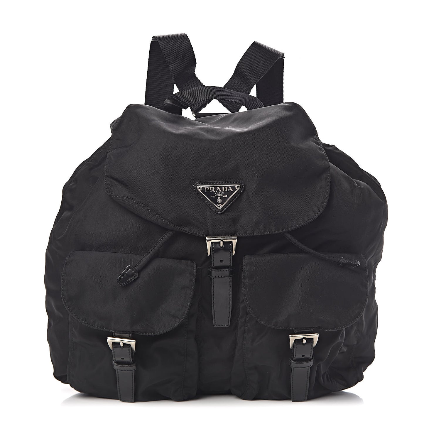 Nylon Vela Medium Backpack Black