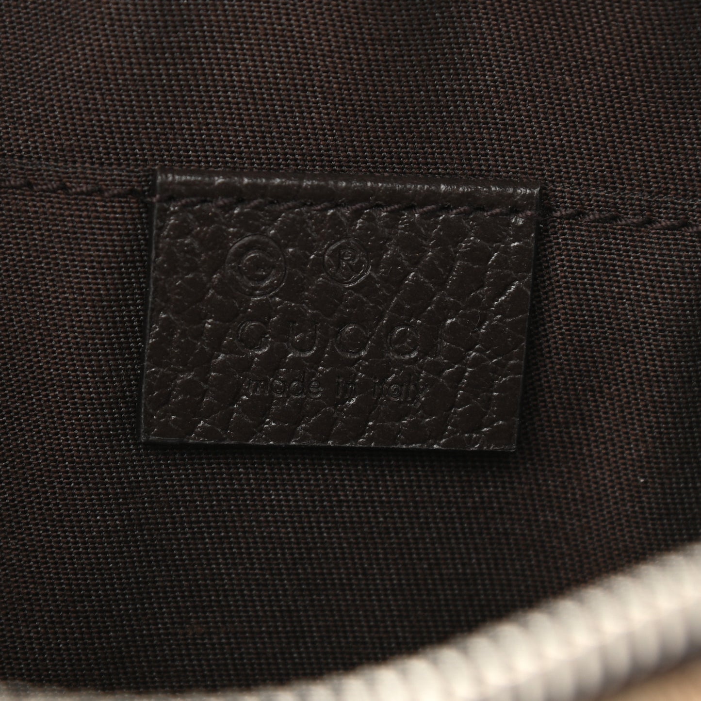 Monogram Belt Bag Dark Brown