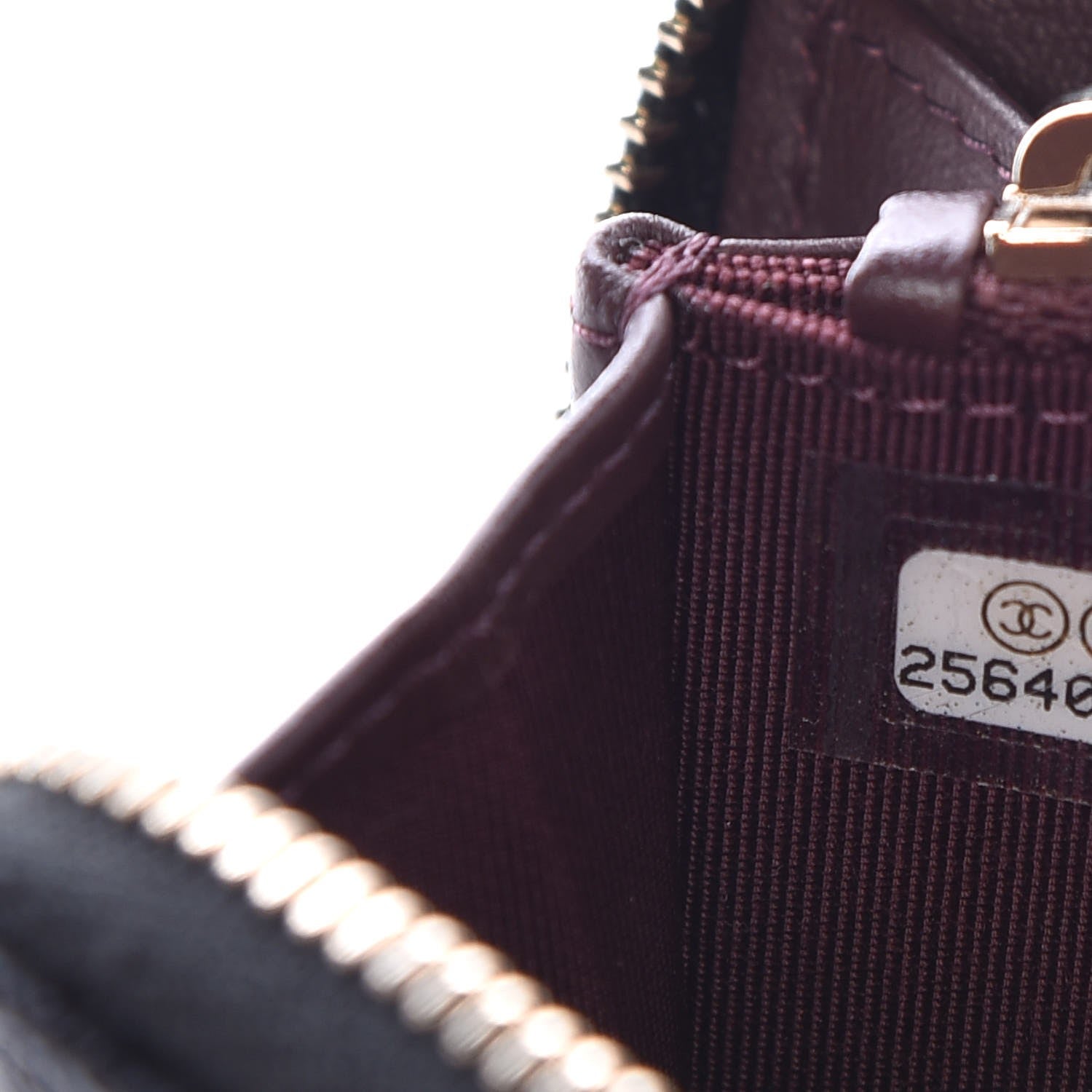 Chanel Caviar Quilted Medium Zip Around Wallet Black 8 of 9