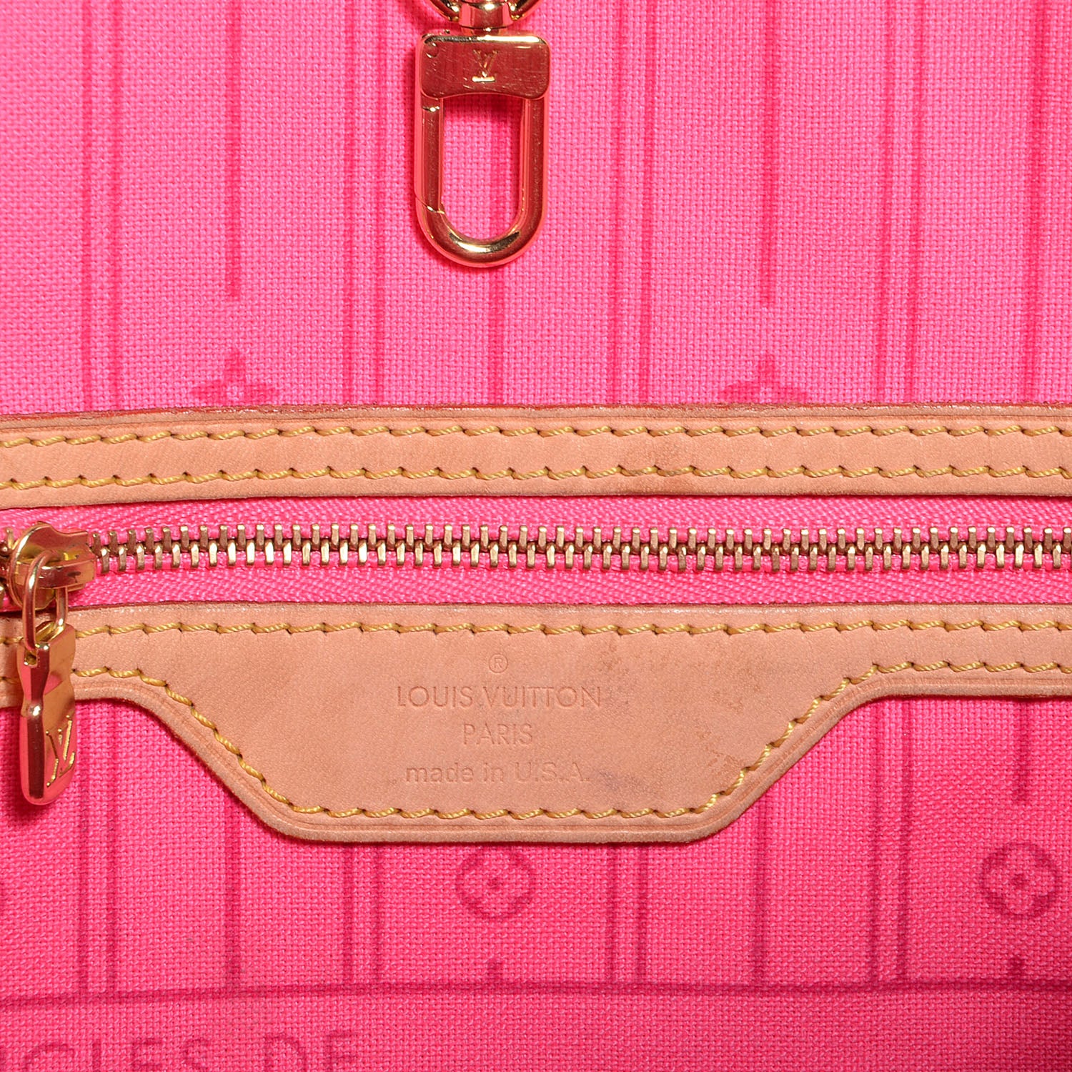 Louis Vuitton Monogram Roses Neverfull MM 6 of 7
