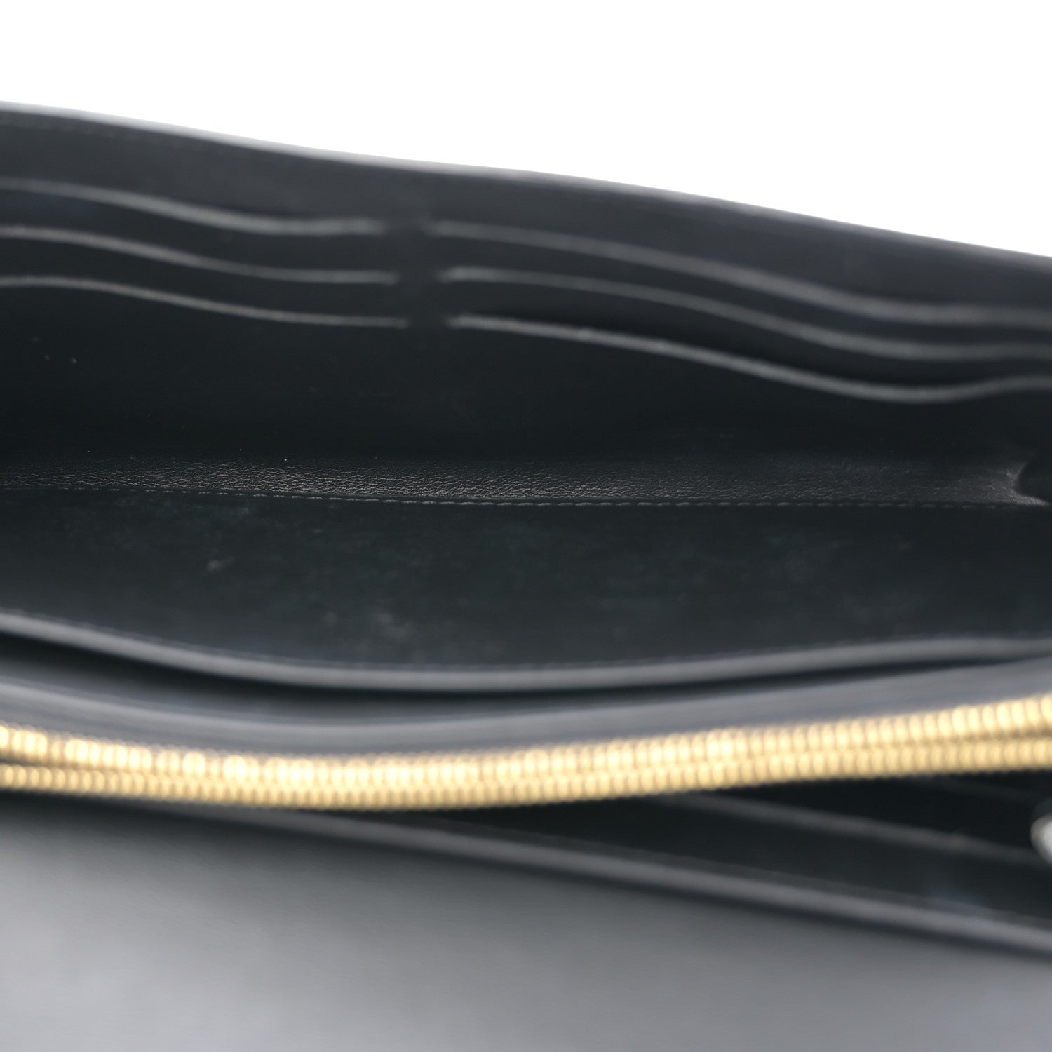 Louis Vuitton Patent Louise Clutch Black 5 of 7