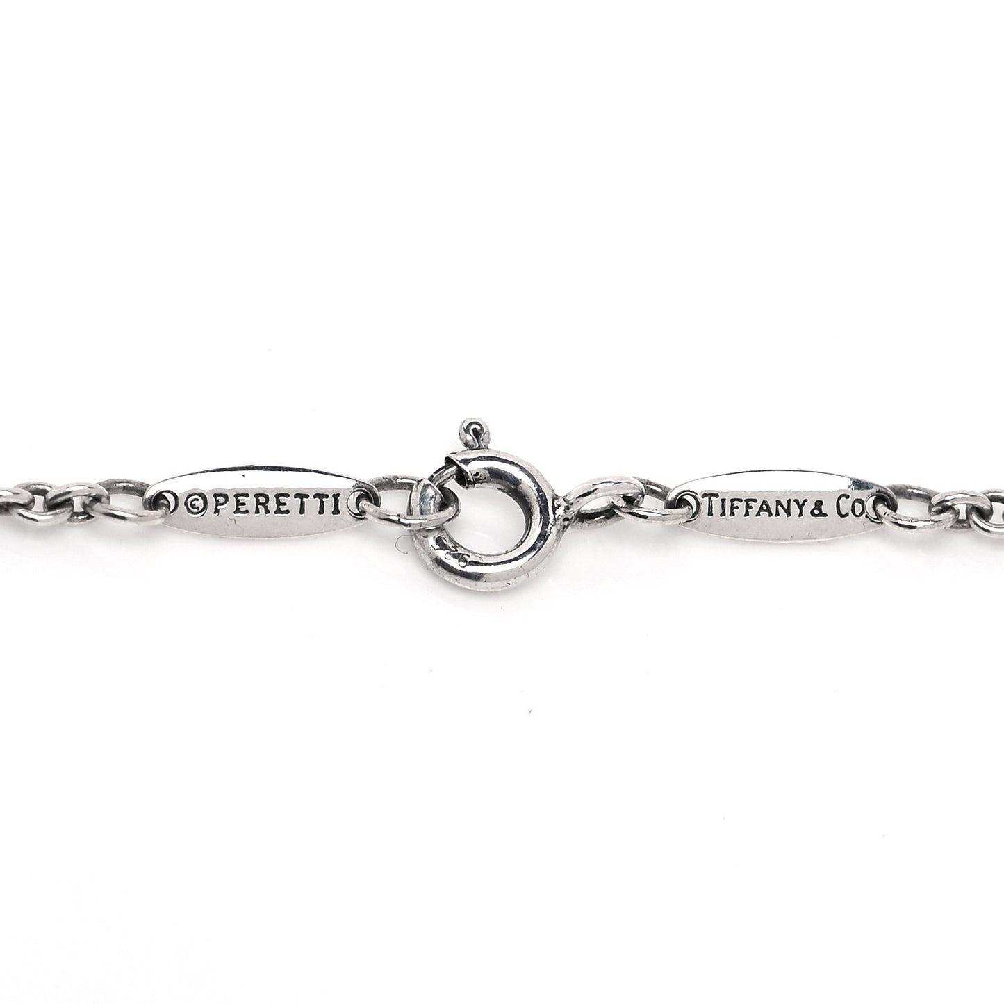 Sterling Silver Elsa Peretti Open Heart Charm Bracelet
