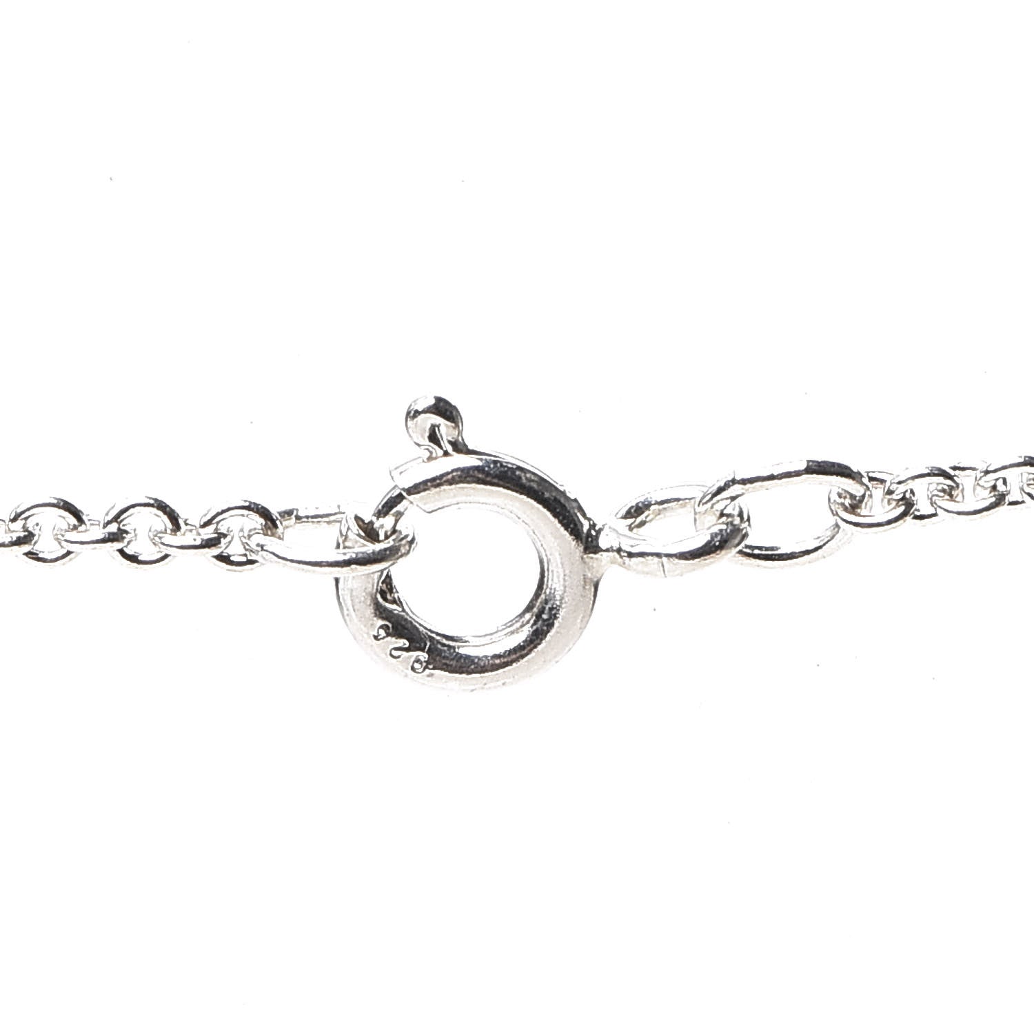 Tiffany Sterling Silver Heart Lariat Necklace 4 of 4