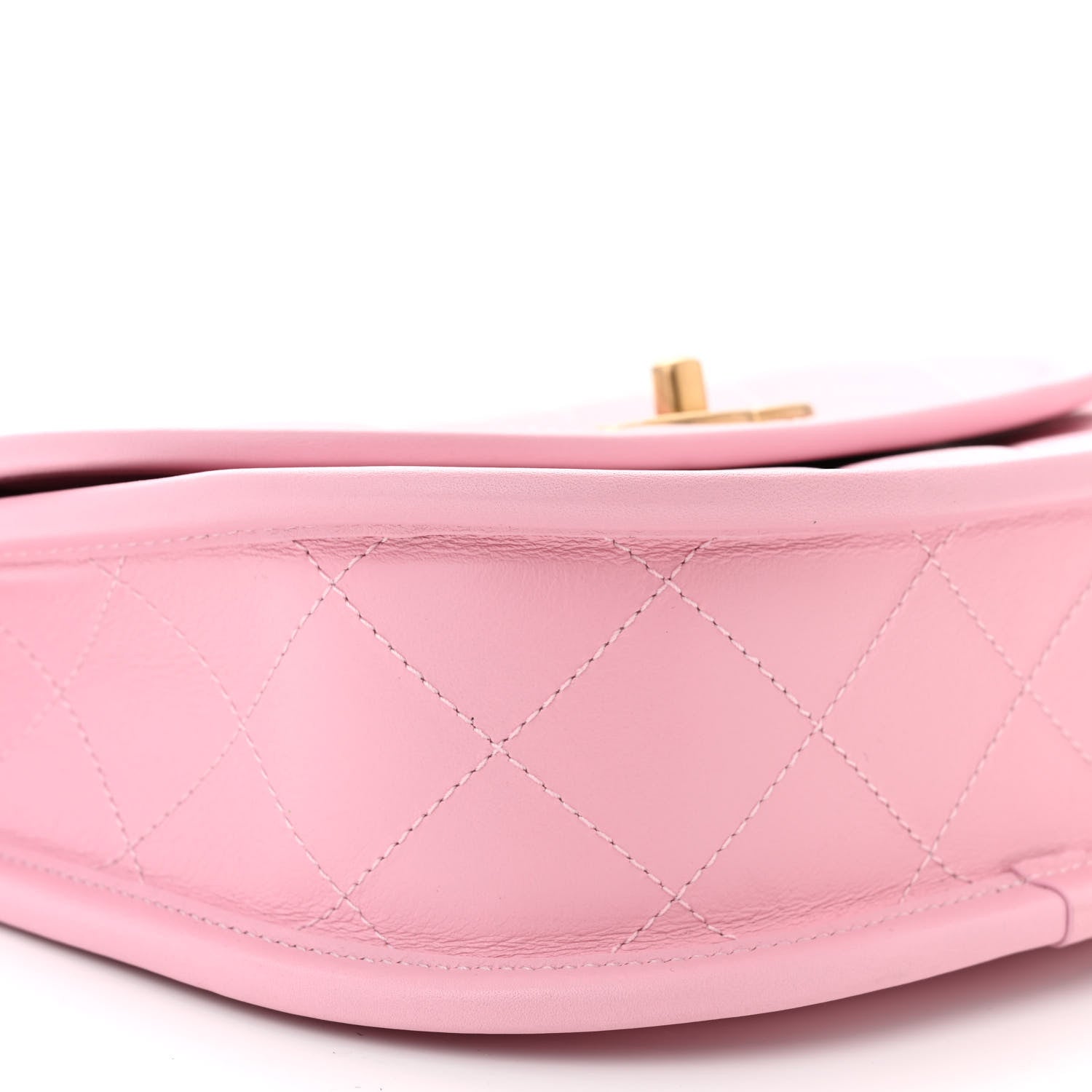 Chanel Calfskin Quilted Small Messenger Flap Pink 9 of 11