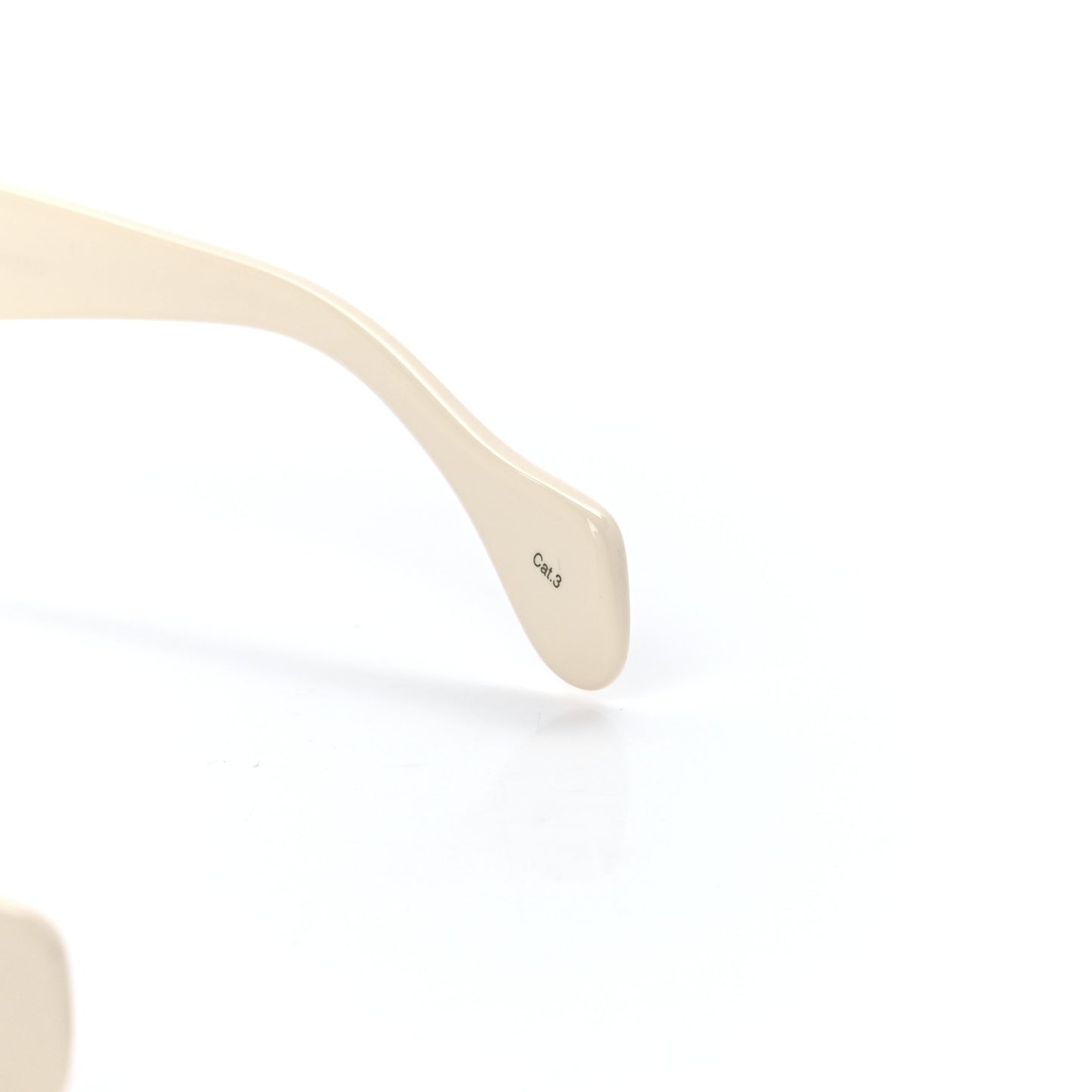Acetate Shield Sunglasses GG0358S White