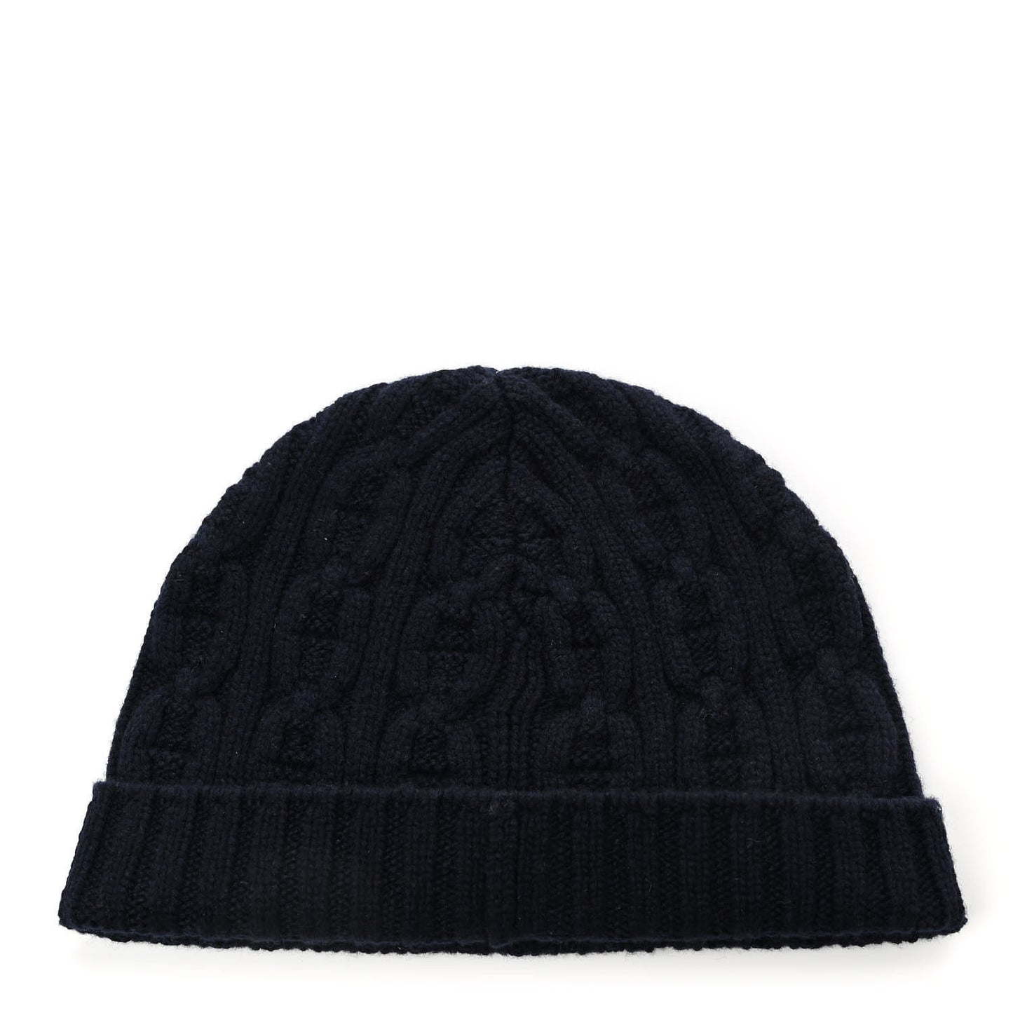 Cashmere Beanie Hat M Marine