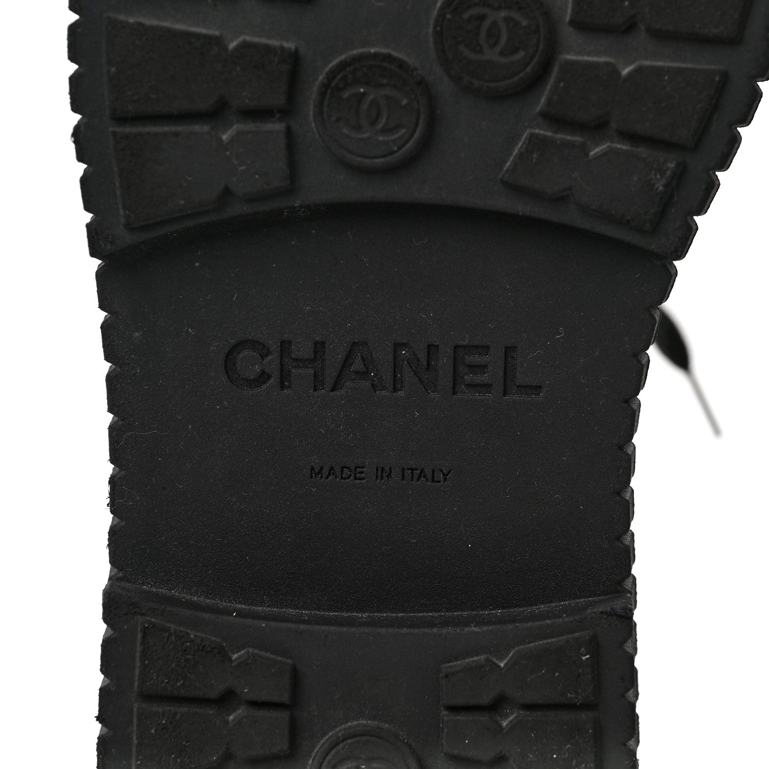 Chanel Calfskin Grosgrain Quilted Lace Up Boots 39.5 Black Grey 6 of 10