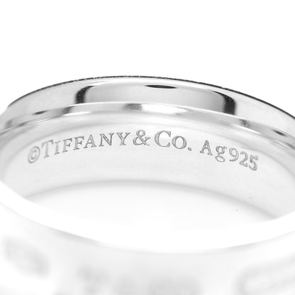 Tiffany Sterling Silver 1837 Band Ring 56 7.5 4 of 4