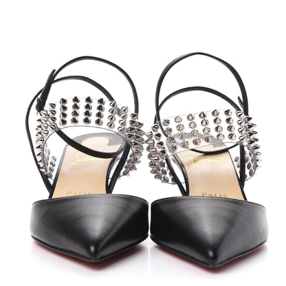 Christian Louboutin Nappa PVC Levita 55 Pumps 39.5 Black 2 of 10