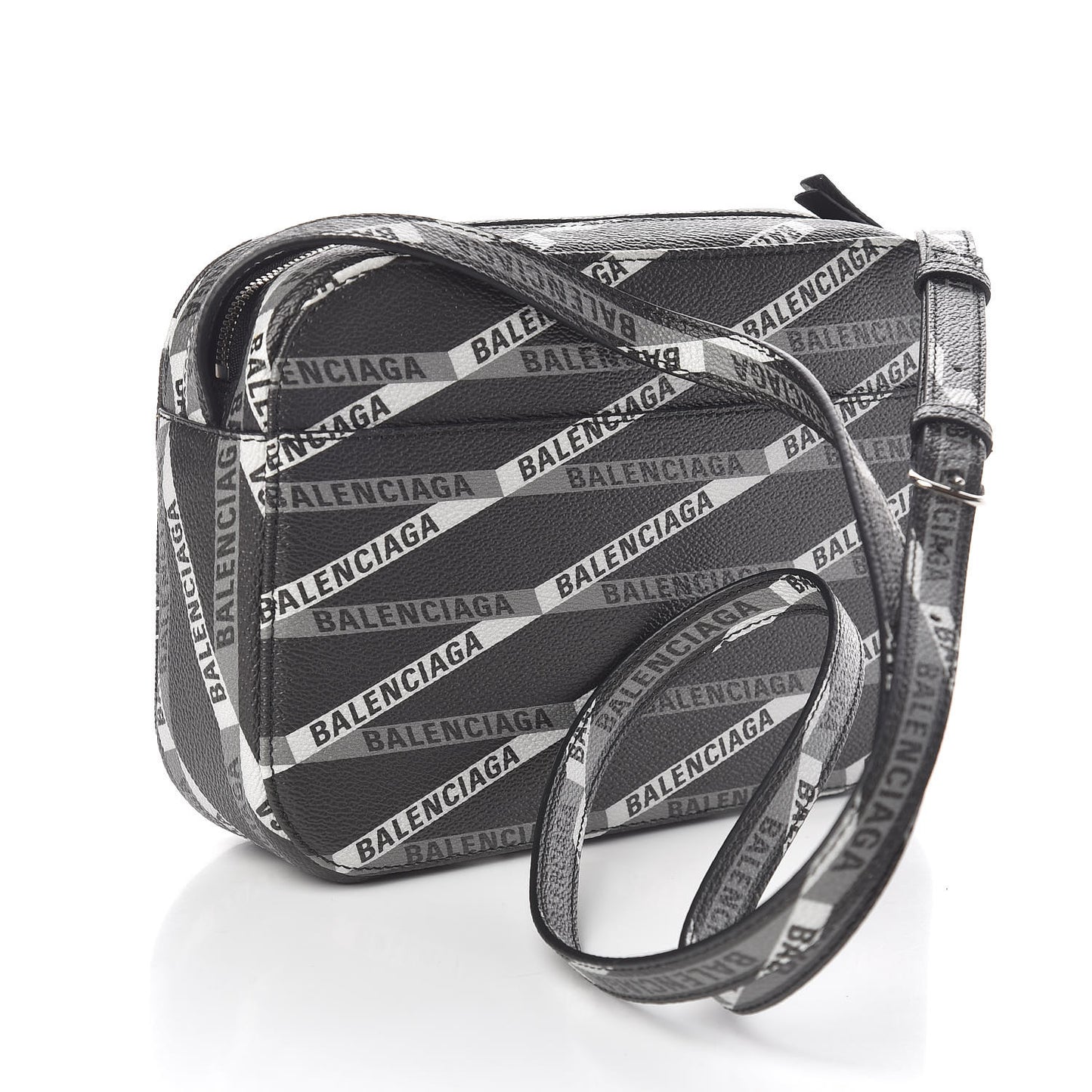 Coated Canvas Losange Monogram S Camera Bag Black Grey