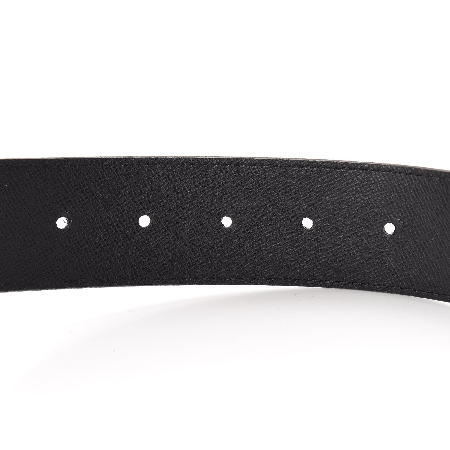 Louis Vuitton Monogram Eclipse Taigarama 40mm LV Initiales Reversible Belt 110 44 Black 5 of 6