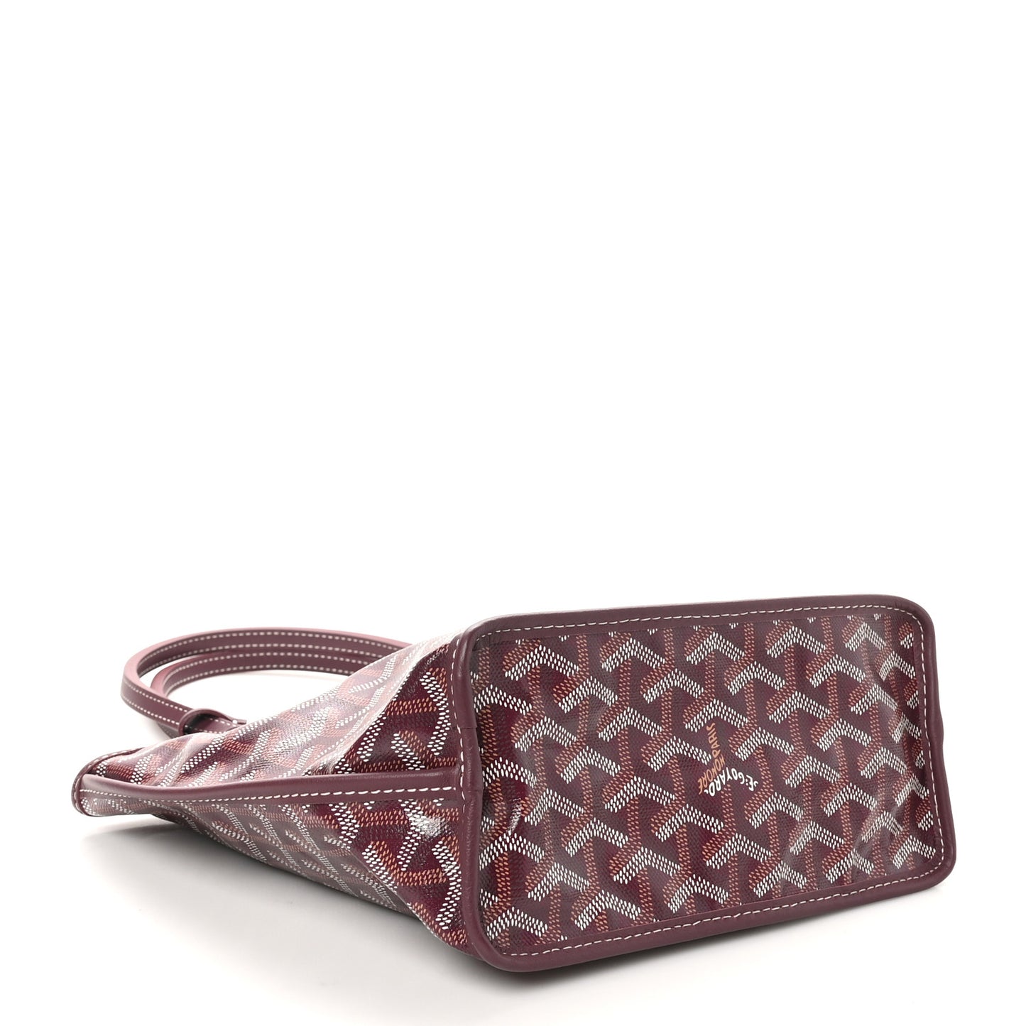 Goyardine Reversible Mini Anjou Burgundy