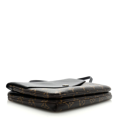Louis Vuitton Monogram Twice Pochette Black 4 of 9