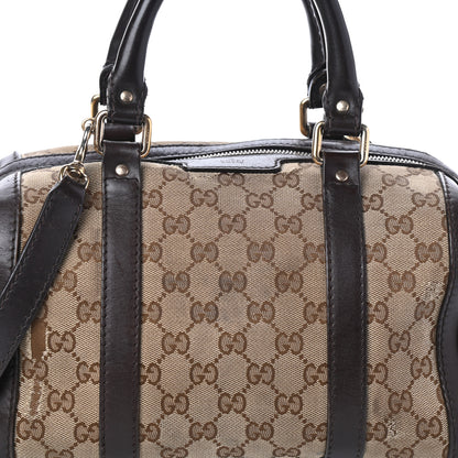 Gucci Monogram Small Boston Dark Brown 11 of 13