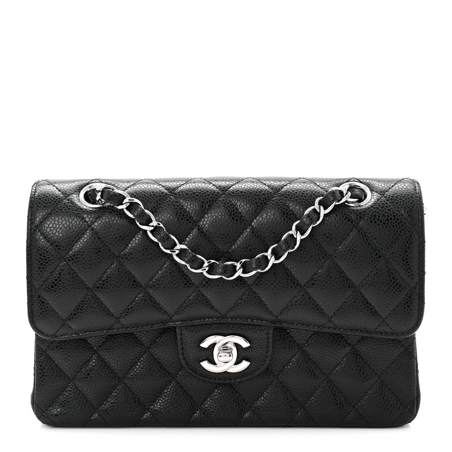 Chanel Caviar Quilted Small Double Flap Black 1 of 10